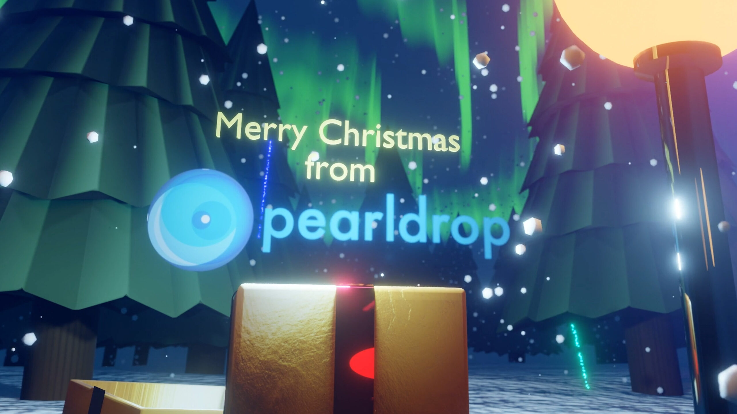 Pearldrop Christmas animation